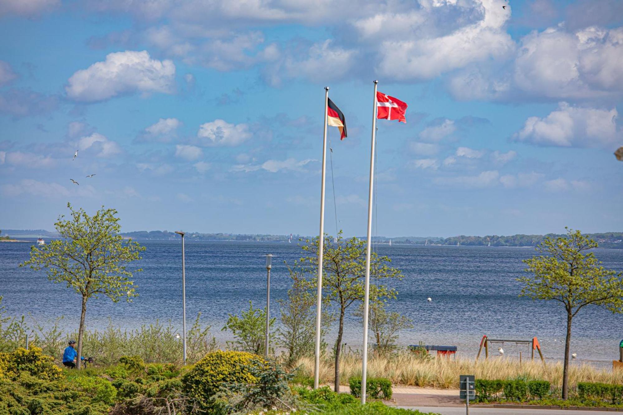 Fewo1846 Strandresidenz Wassersleben - Strandkoje - Komfortables Studioapartment Mit Meerblick Am Strand هاريسلي المظهر الخارجي الصورة