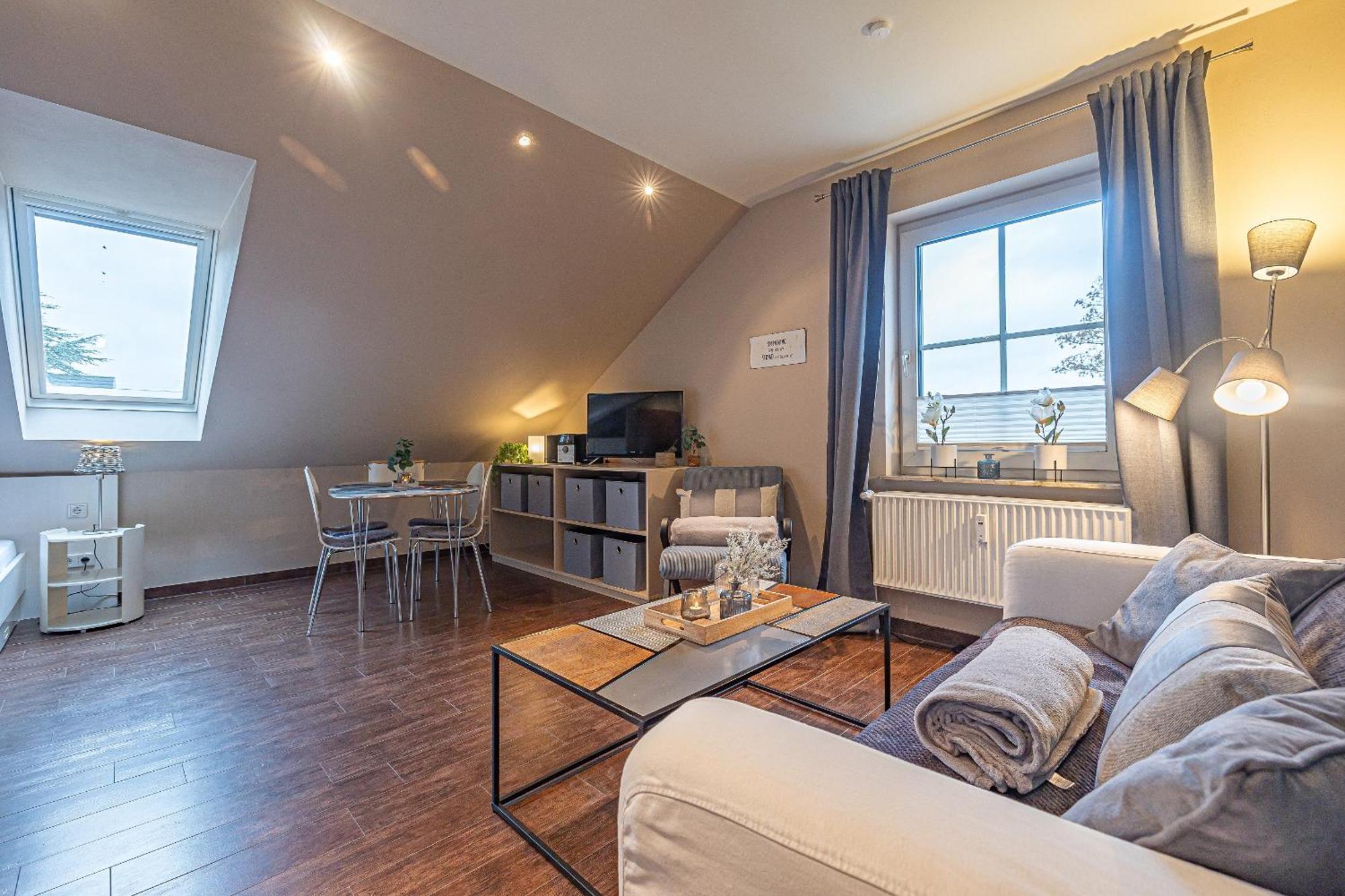 Fewo1846 Strandresidenz Wassersleben - Strandkoje - Komfortables Studioapartment Mit Meerblick Am Strand هاريسلي المظهر الخارجي الصورة